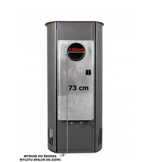 PIEC piecyk kominek eco stalowy KOZA ARIEL 6KW