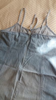 Vestido ganga clara L