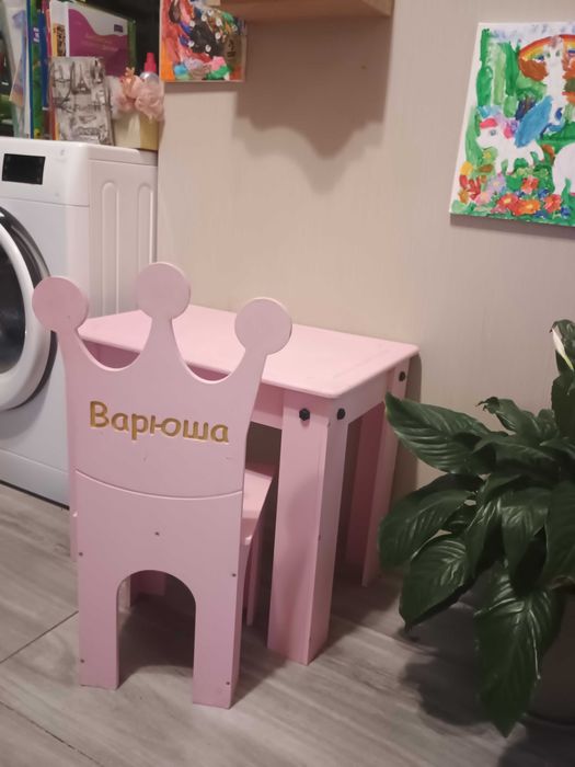 Столик дитячий, зі стільцем