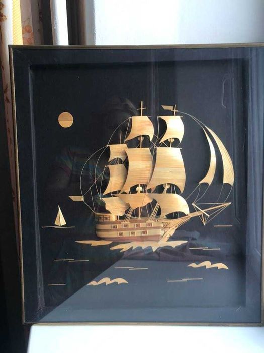 Картины соломкой