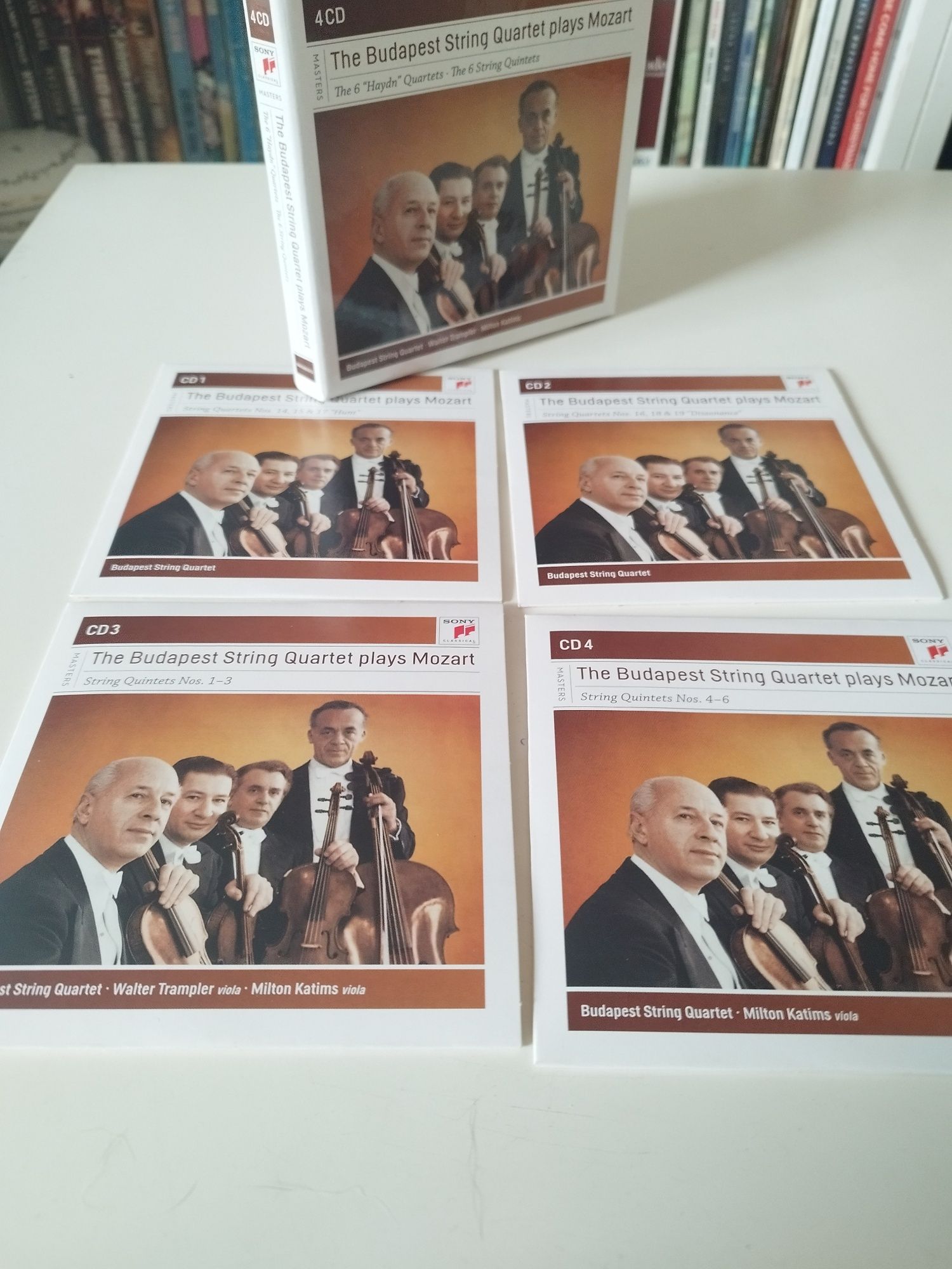4CD BOX MOZART -The Budapest String Quartet