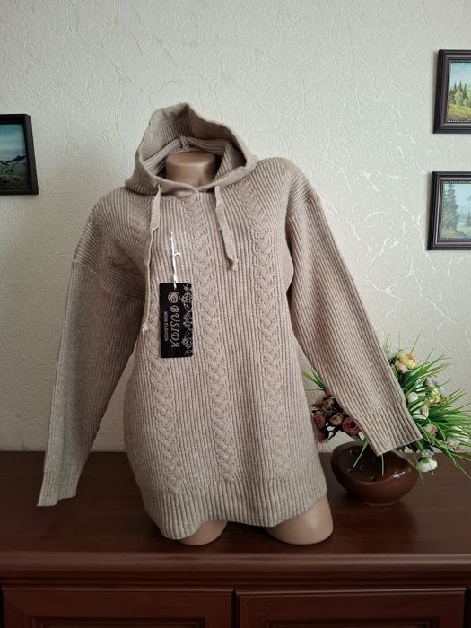 Стильная Джемпер свитер кофта Турция 48-54р