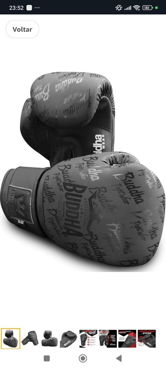 Luvas kickboxing Buddha
