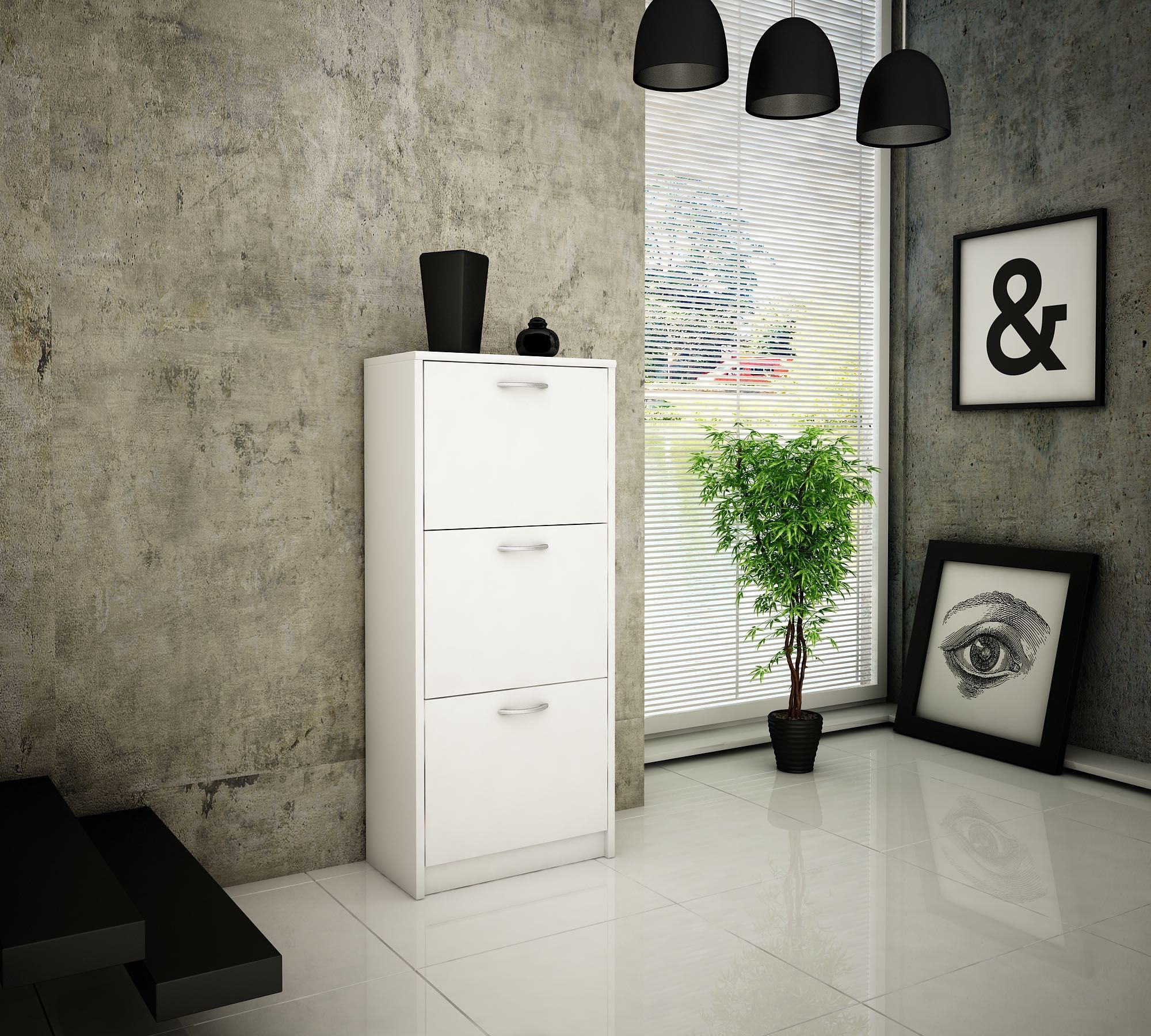 Nowa szafka na buty 116x50x28 - dab sonoma- DOSTĘPNE OD RĘKI