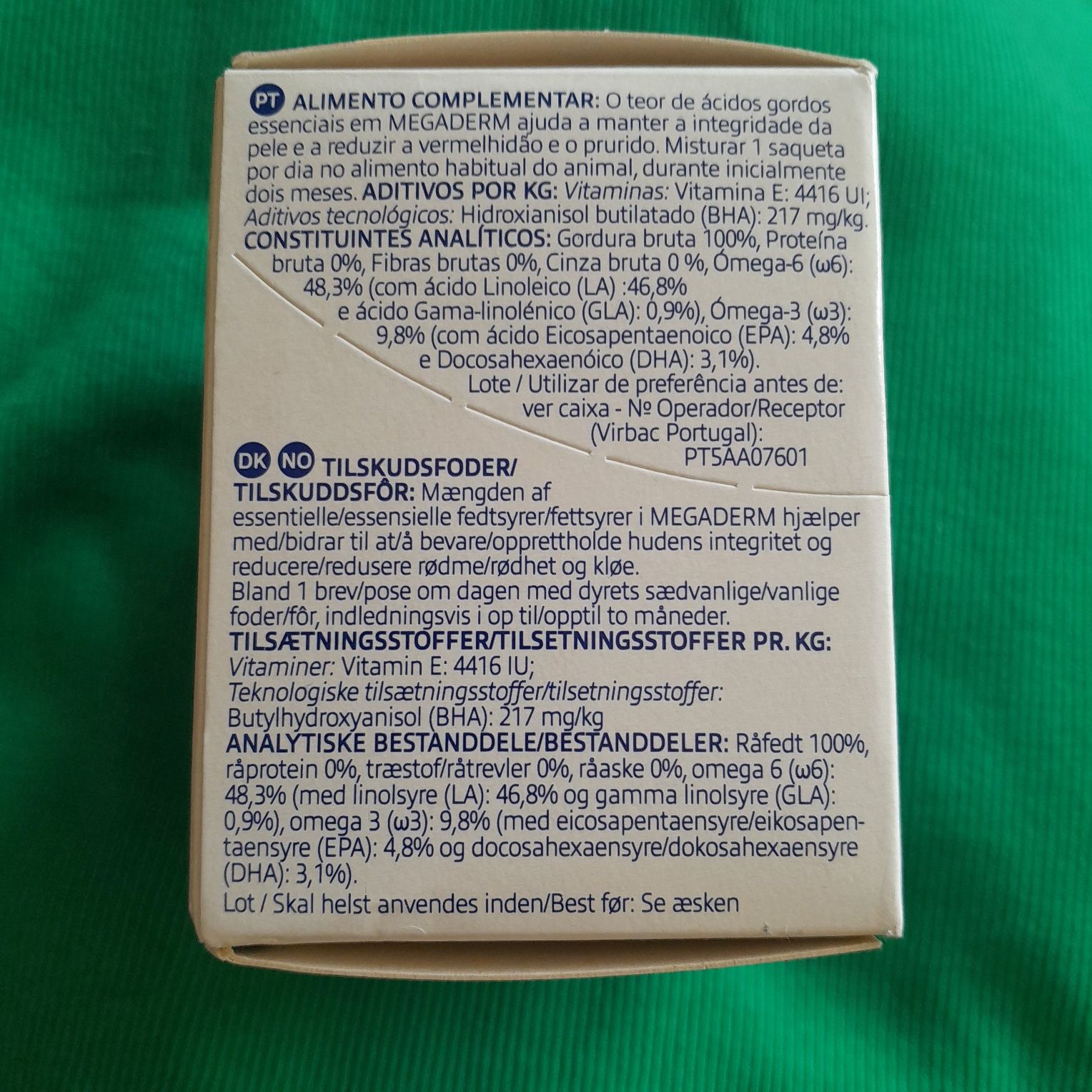 Virbac megaderm dla psow i kotów 25 saszetek po 4ml