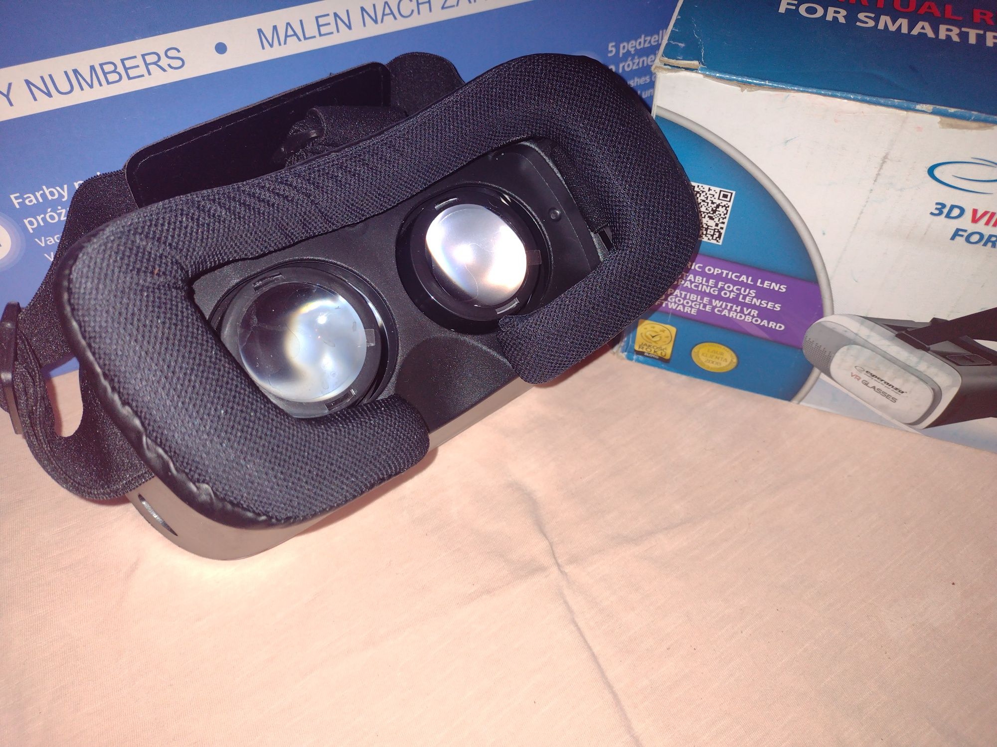 Okulary Esperanza 3D dla smartfonów 3.5-6 plus kontroler Nowe