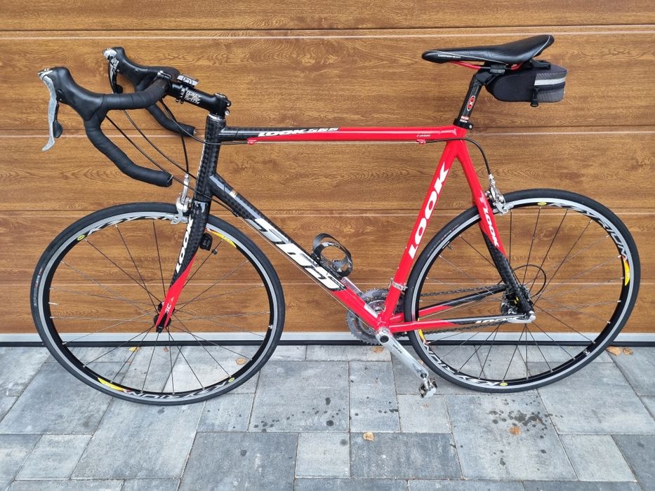 Rower szosowy kolarka szosa Look 565 klasyk karbon Ultegra Mavic