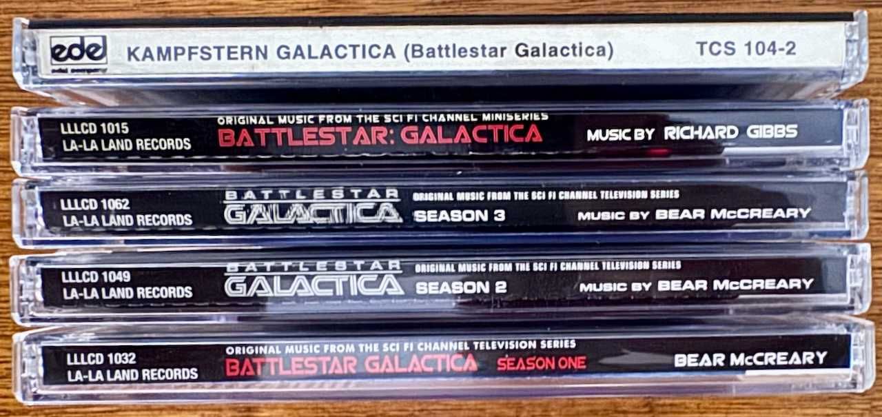 5 CDs - Bandas Sonoras - Série TV Galactica