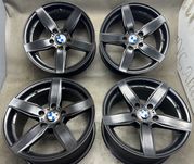 Диски r17 5 120 et30 J8 титани BMW f30 f10 f01 e60 бмв чорні