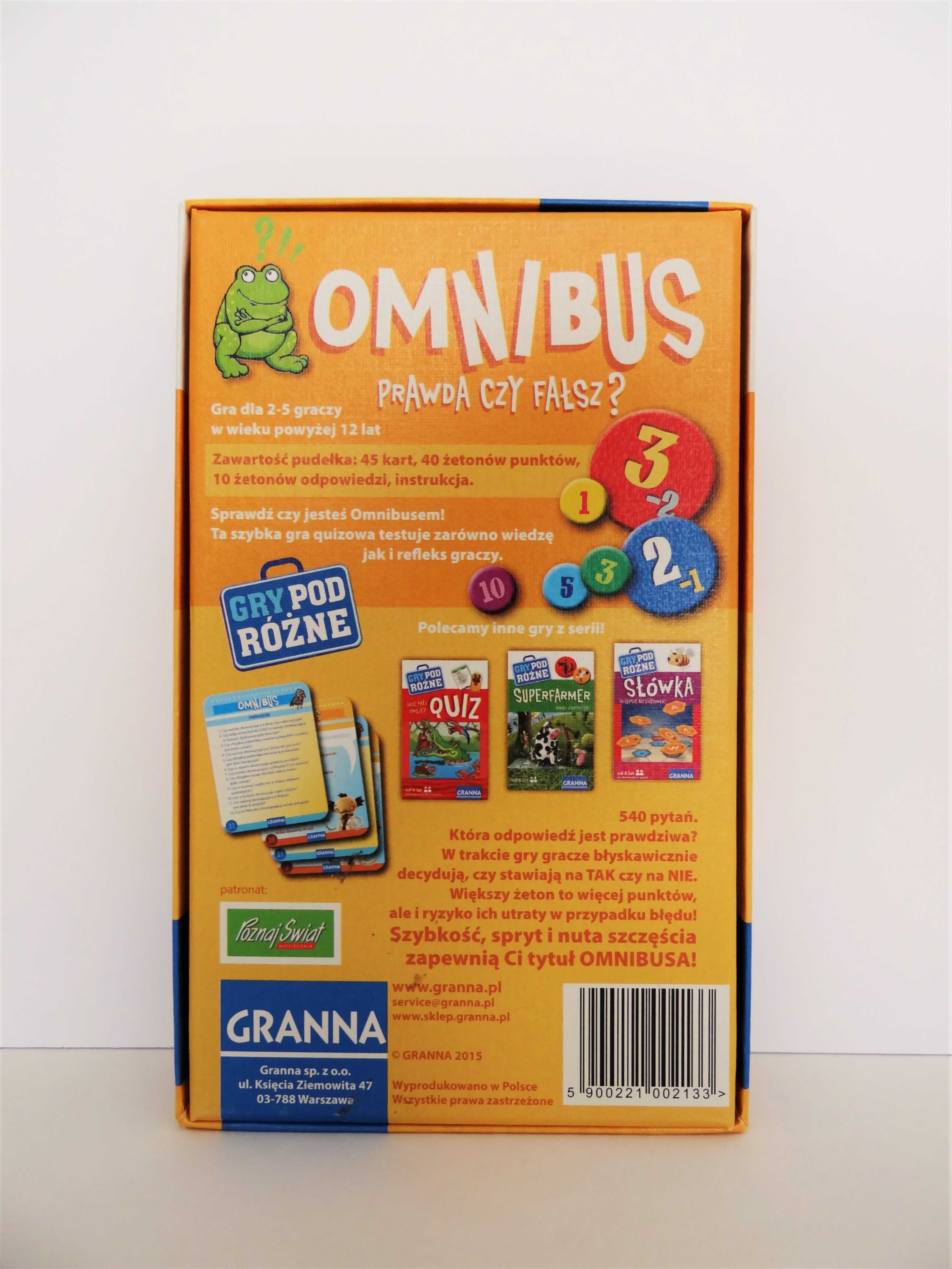 Granna Omnibus - nowa gra podróżna
