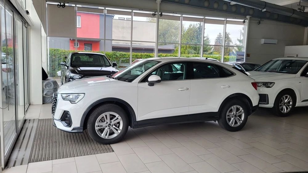 Audi Q3 Salon Polska Sportback bogaty dwukolorowy Coupe SUV