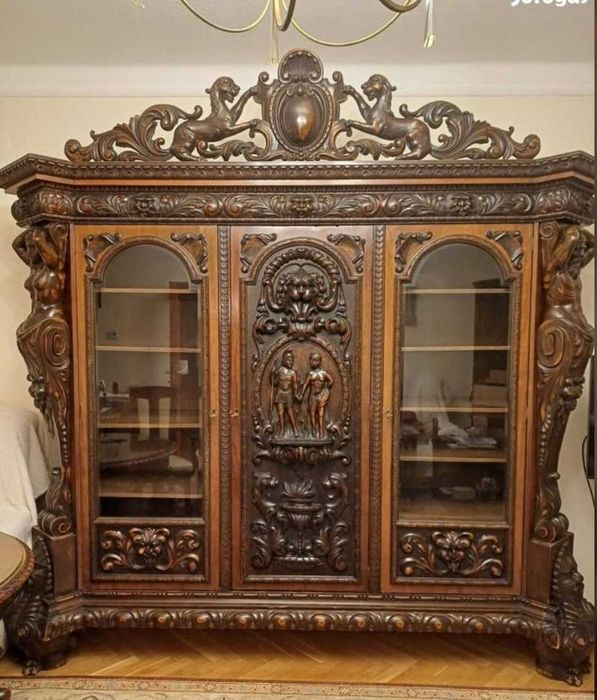 Zestaw mebli antyk do gabinetu