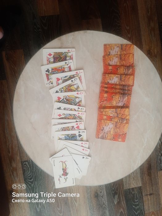 Карти гральні пластикові б/в