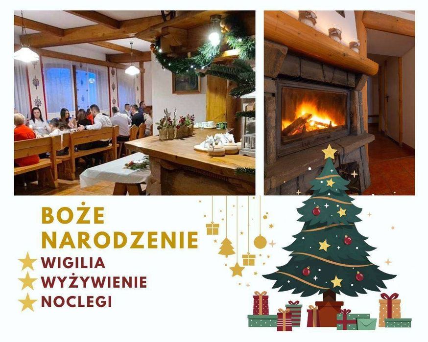 Boże Narodzenie  Wigilia  w Zakopanem, nocleg HB . Zakopane