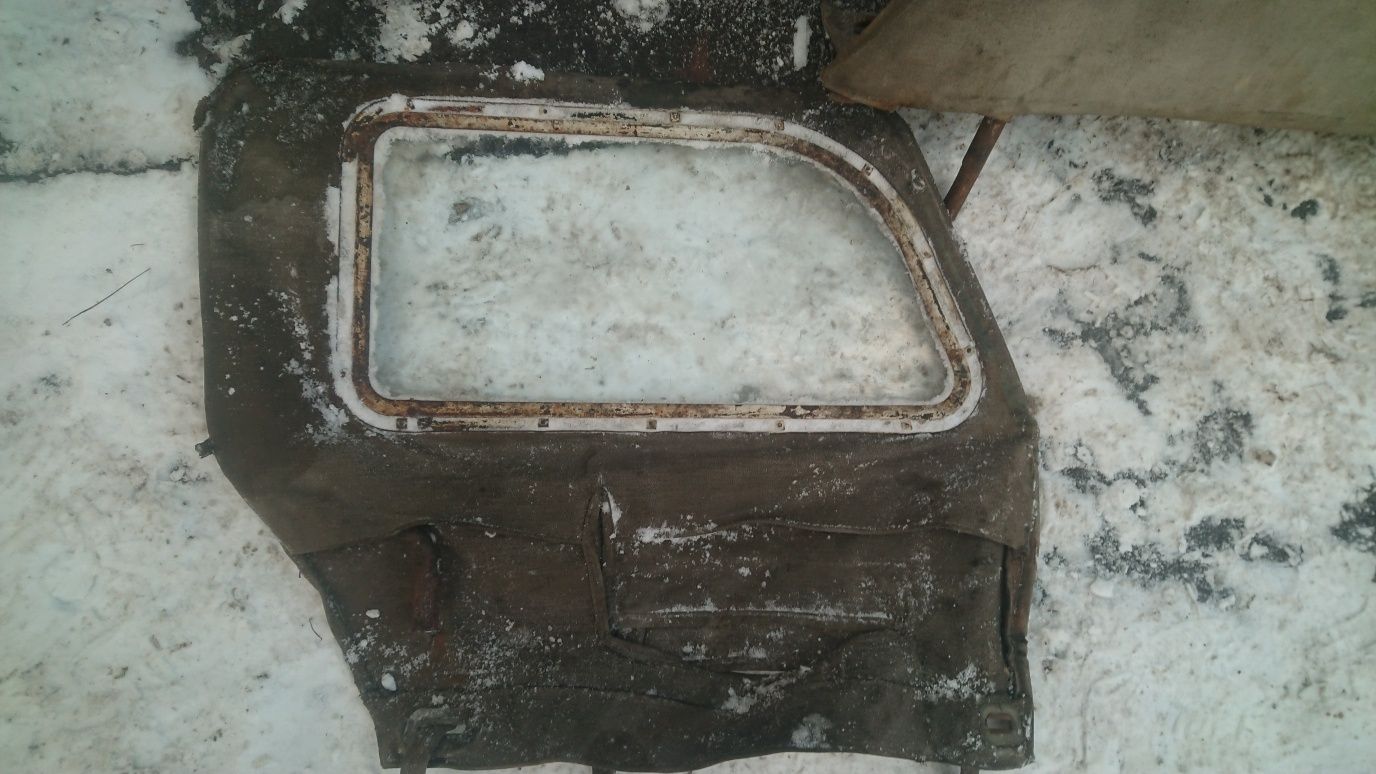 Скло дверей Газ 69, тент