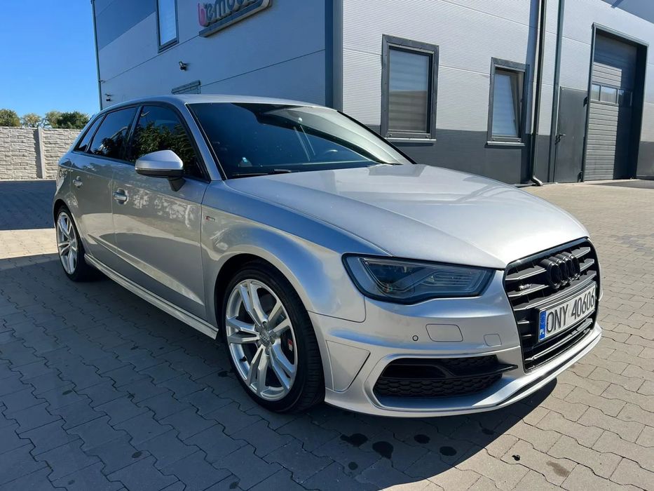 Audi A3 Sportback 2.0 TDI 184 KM S-Line Quattro LED Nawigacja Sensor Tempomat Manetki