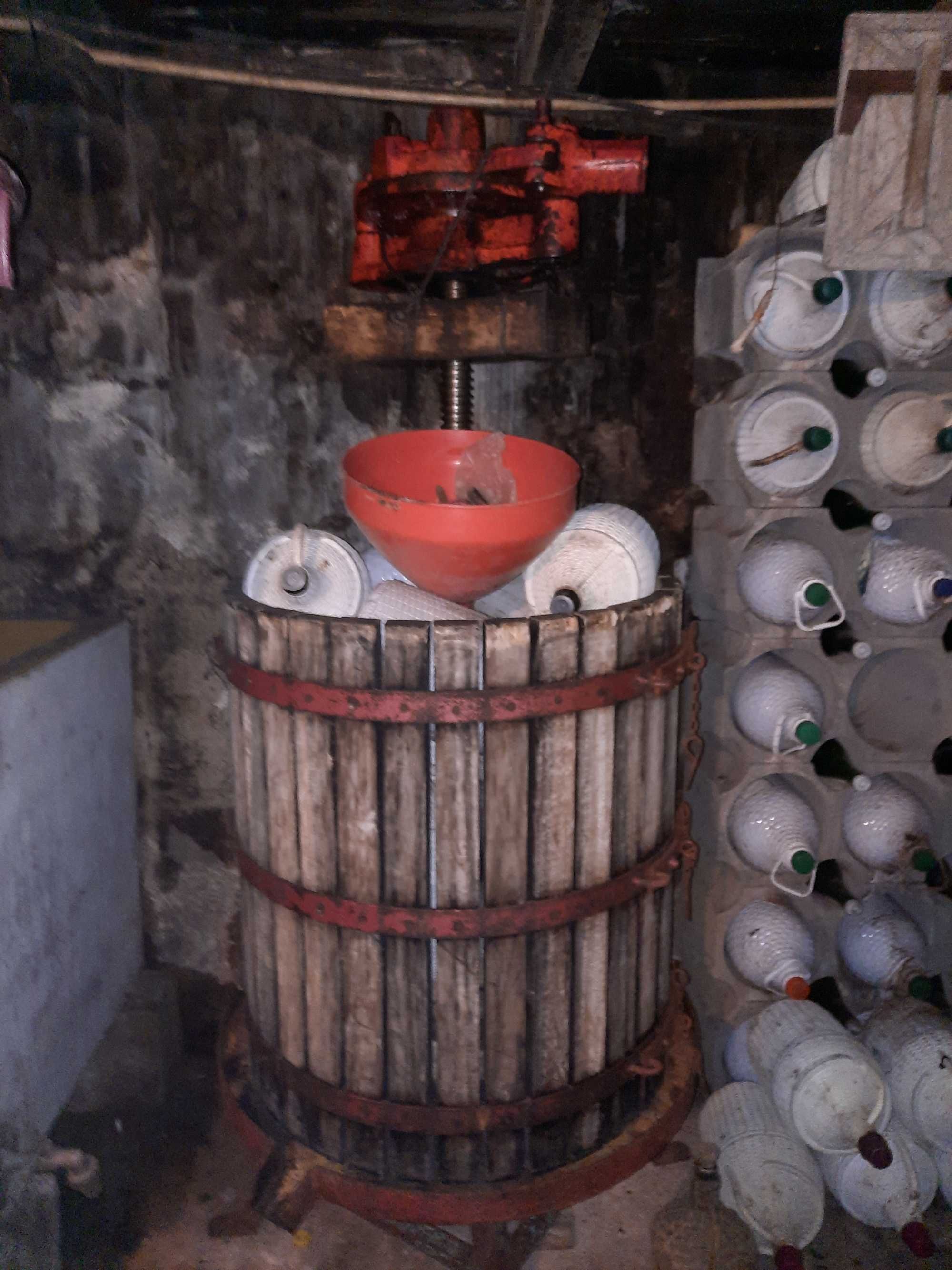 Prensa de vinho completa