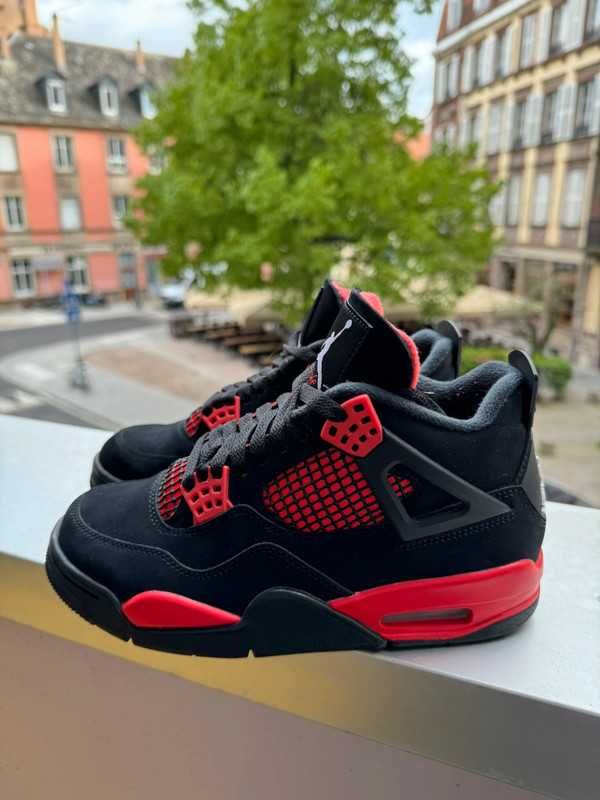 Nike Air Jordan 4 Retro Red Thunder Eu 40