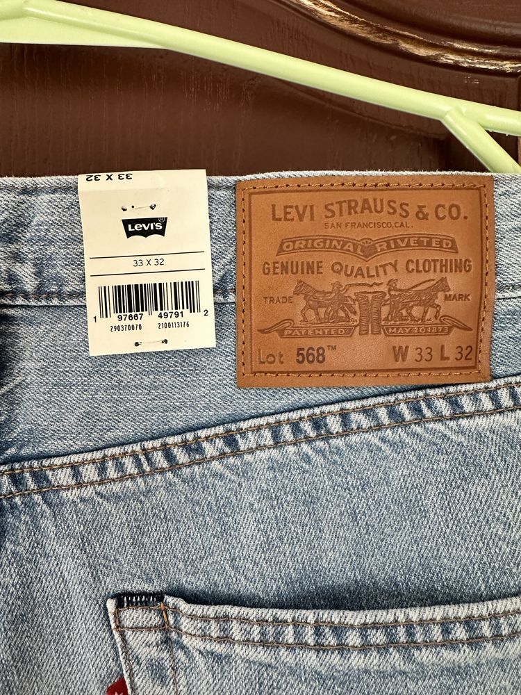 Джинси Levis 568 LOOSE Linen+Denim W33 L32