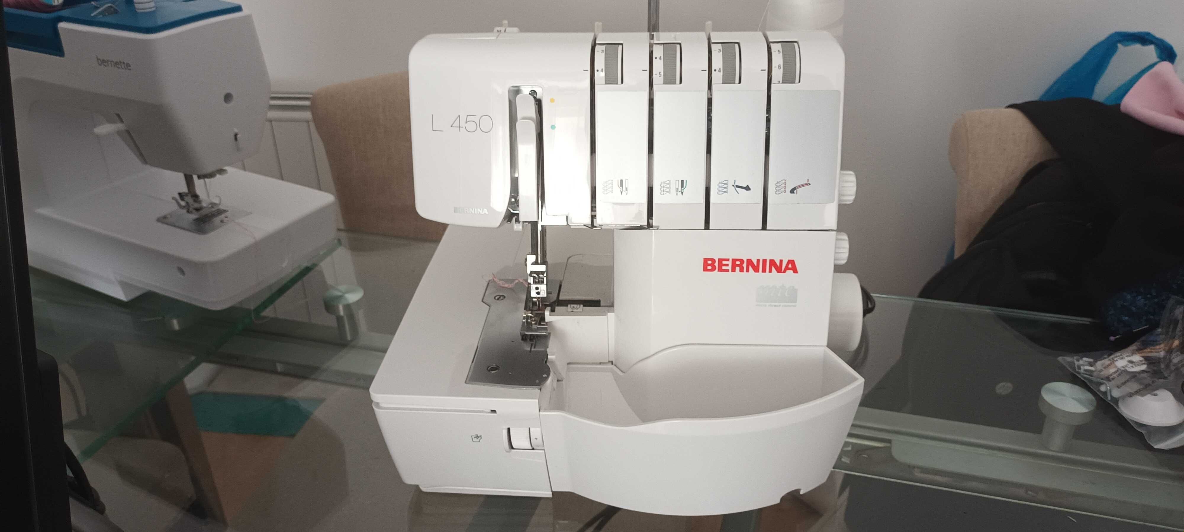 Maquina de Corte e Cose Overlock Bernina L450