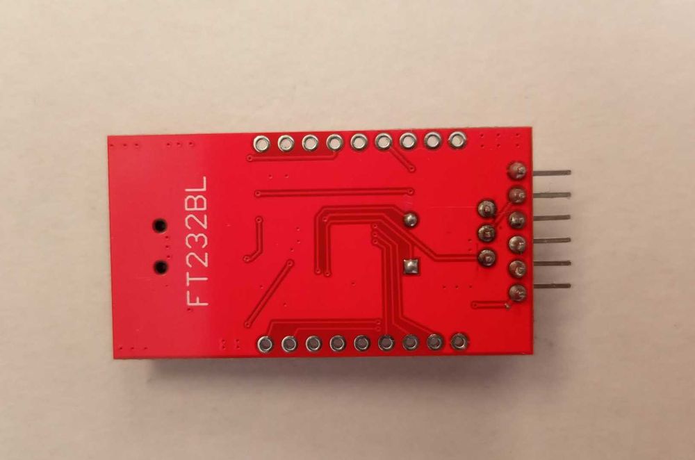 Конвертер USB 2 TTL UART FT232RL / 300 - 1 MBit / 3,3 - 5 В / mini USB