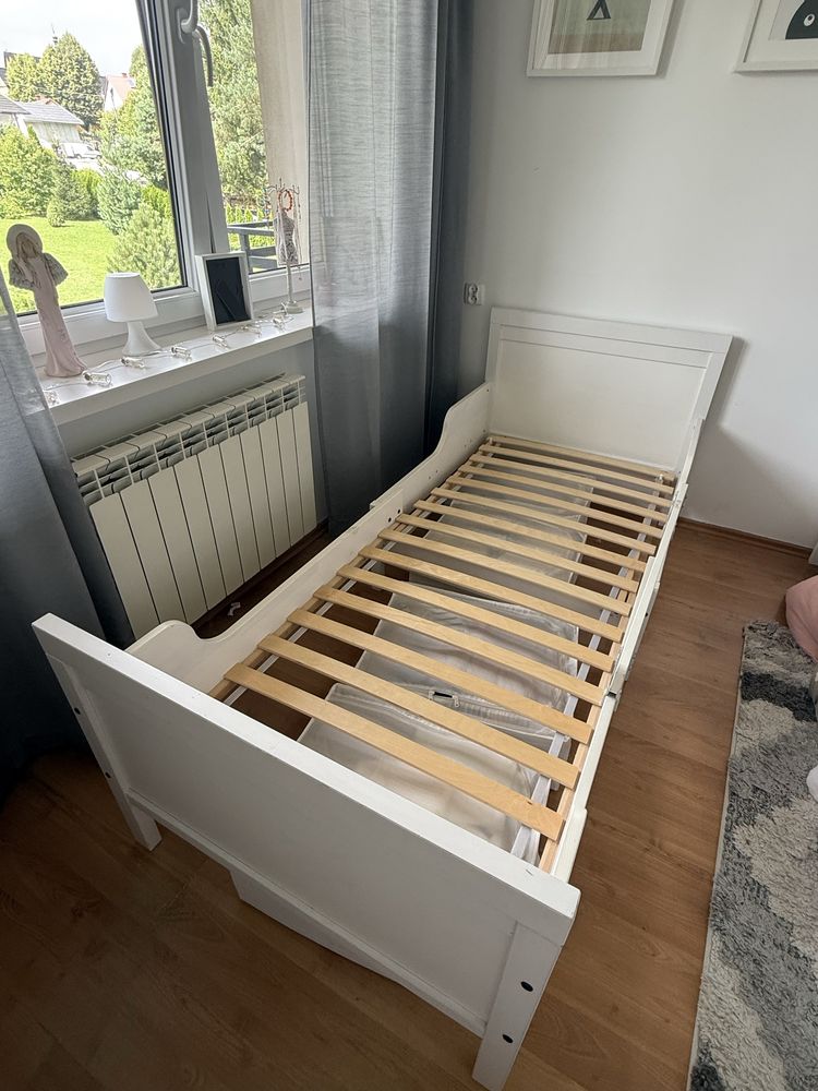 Łóżko Ikea biale Sundvik