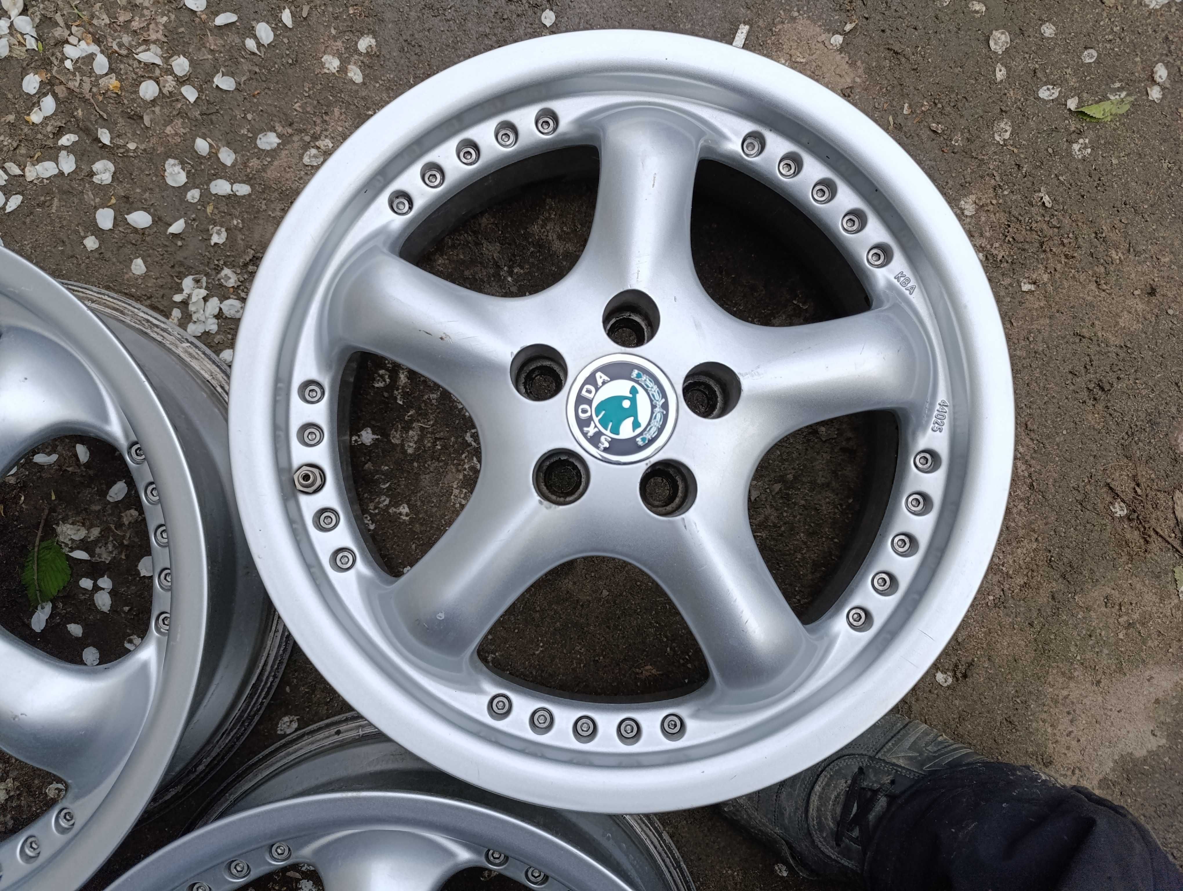 Диски литі r16 5*100 Skoda Octavia Rapid Fabia Seat Vw Bora Golf Polo