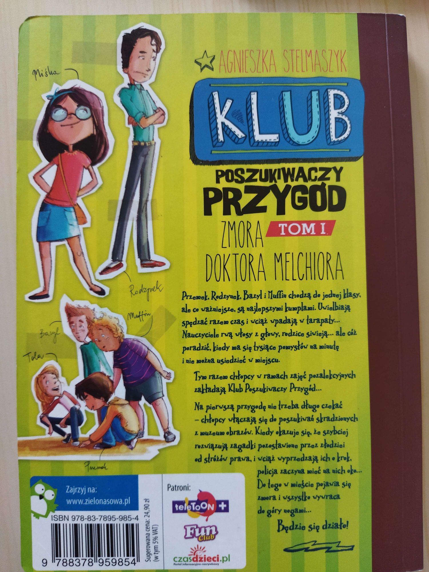 Agnieszka Stelmaszyk: Klub poszukiwaczy przygód, tomy I, II, III, V