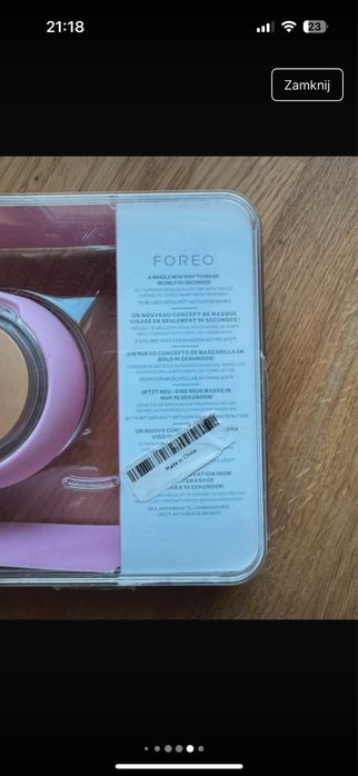 Foreo UFO Mini inteligentna maseczka do pielęgnacji twarzy