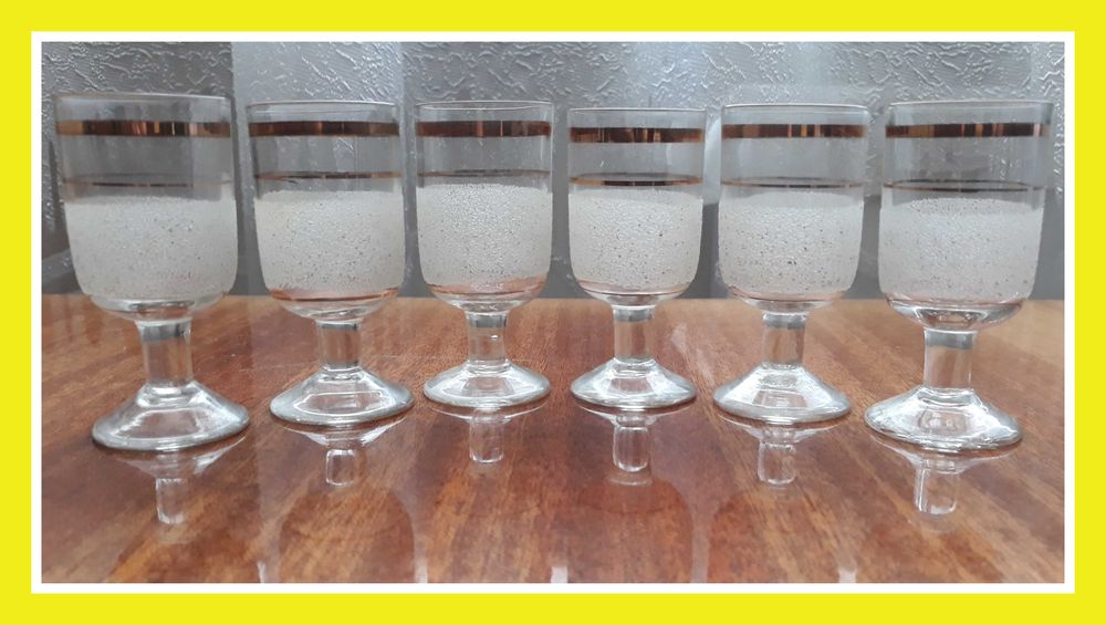 Рюмки новые бокалы СССР рюмки на подарок фужеры бокалы новые