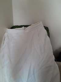 Długa spódnica biel/beż