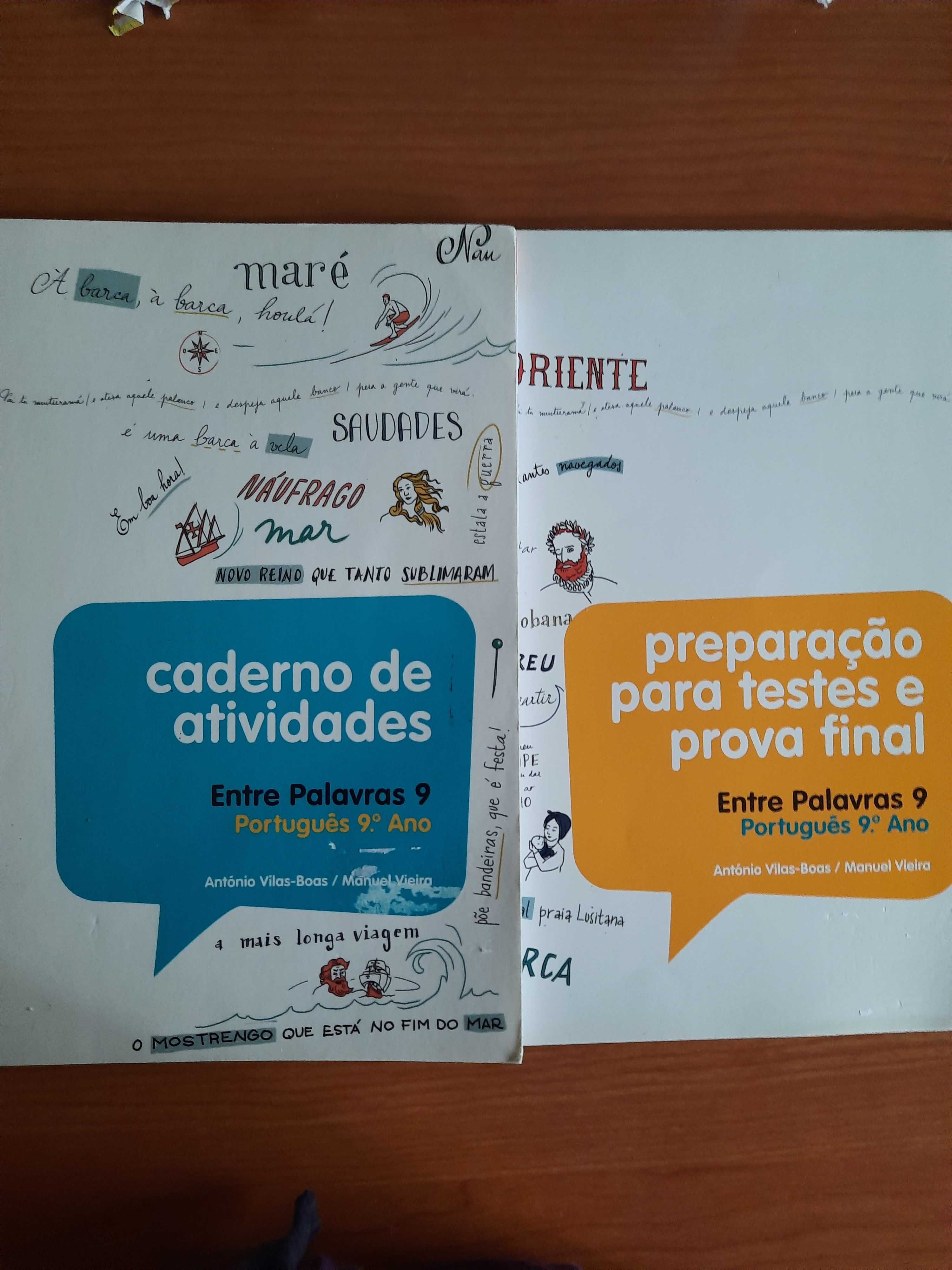 Caderno de atividades de português + oferta de preparação para teste
