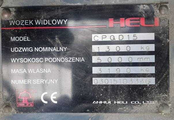 Wózek widłowy HELI