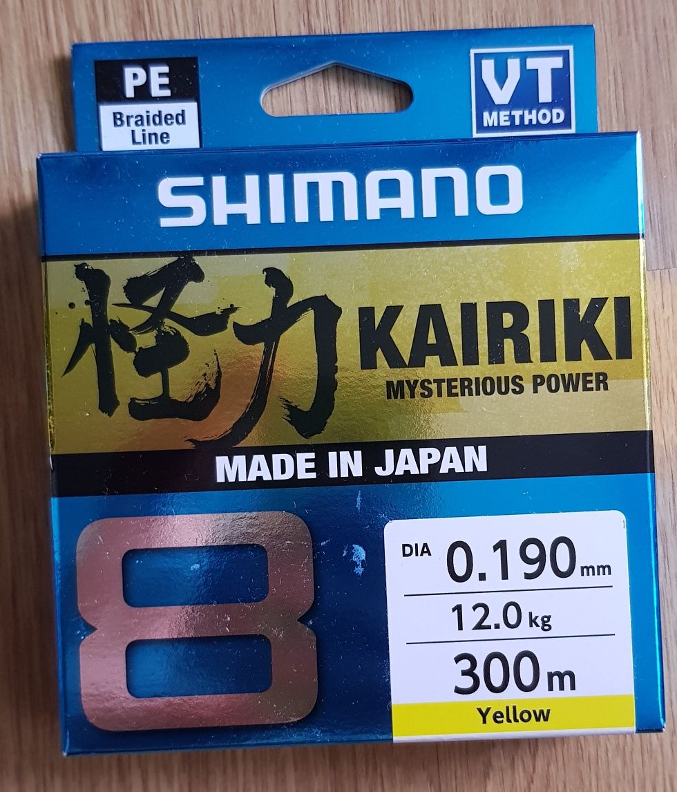 Plecionka Shimano Kairiki 300m 0,19mm 0,13 0,16