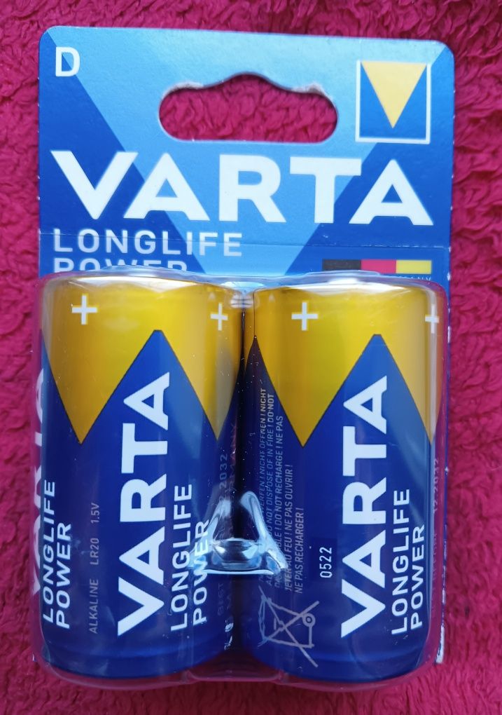 Батарейка Varta Longlife Power D BLI 2 шт Супер цена оригинал