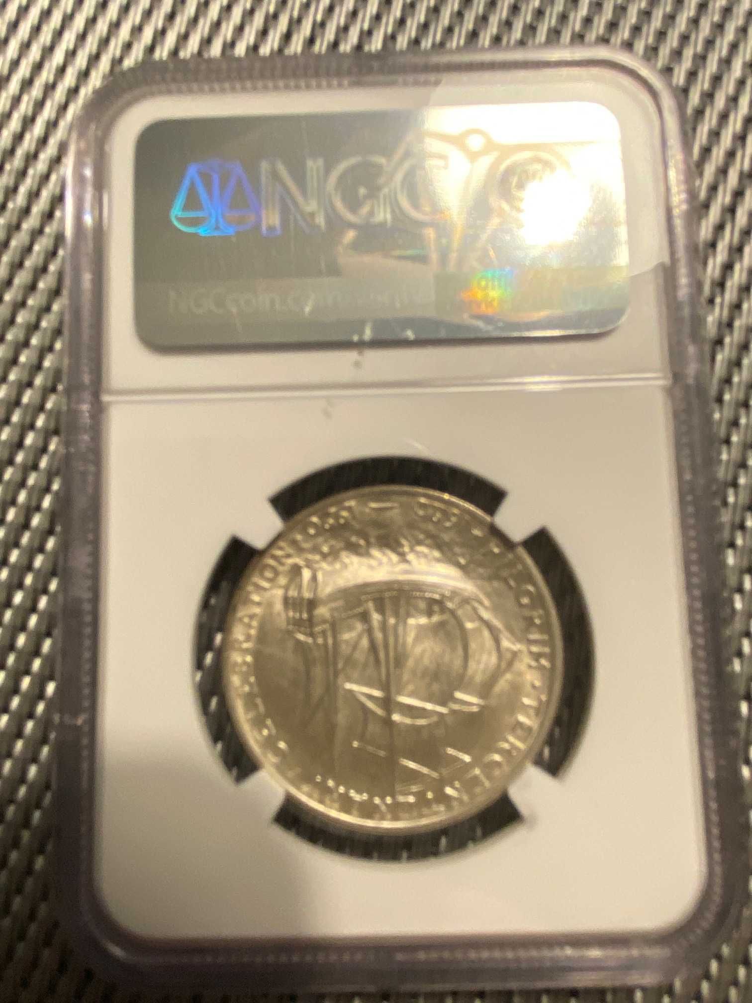 50 centów pilgrim 1921 grading NGC stan MS64