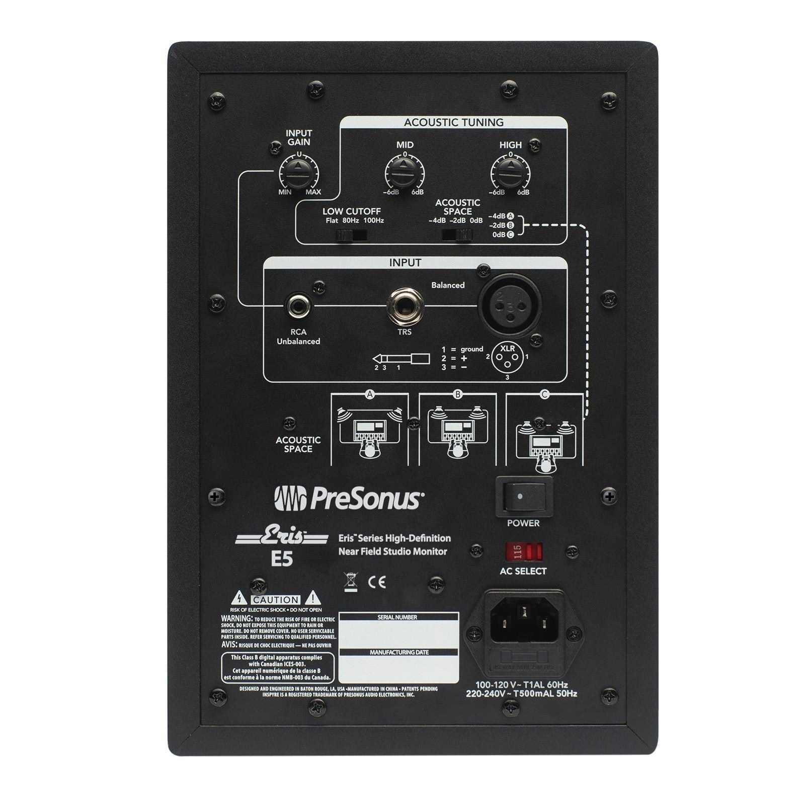 Студійні монітори Presonus Eris E3.5/E3.5 BT/ E4.5/Е5 -В НАЯВНОСТІ !!