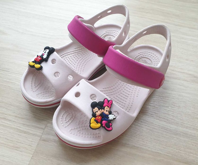 Crocs Crocband Sandały dziewczęce C10 27/28 jasnoróżowe