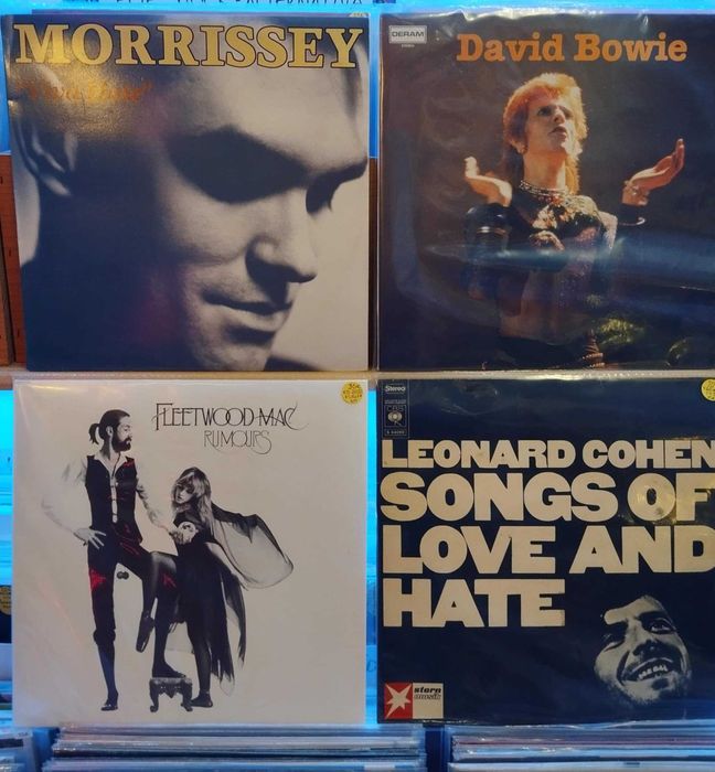 Vinil - U2,Doce,Fausto,Xutos,Pink Floyd,J Hendrix,Morrissey,Bowie,Cohe