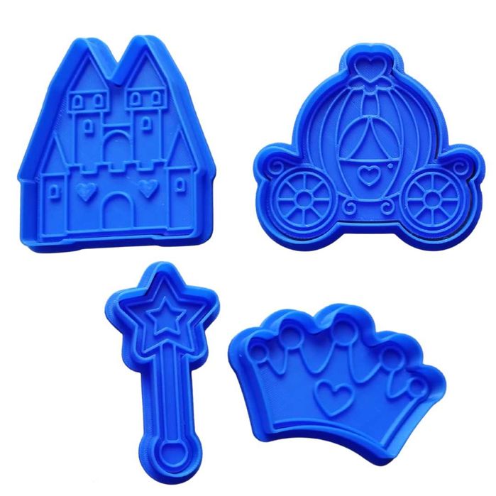 KSIEŻNICZKI 10 FOREMEK Foremki do wycinania z masy plastycznej zestaw