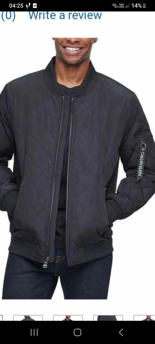 Calvin klein Kurtka pikowana L/XL