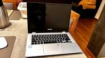 Laptop ASUS TP412U uszkodzona płyta główna + ładowarka