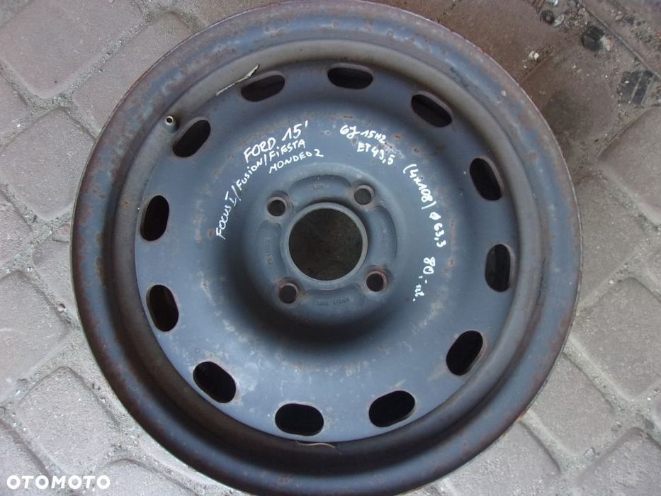 FELGA FORD FIESTA FUSION MONDEO 15&quot; ET49,5