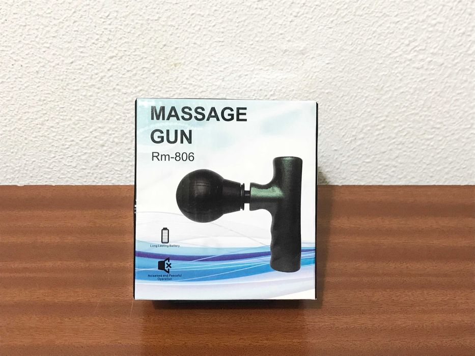 Novo Poderosa Pistola de Massagem Recarregável RM-806