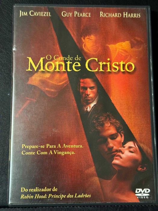DVD do filme O Conde Monte Cristo
