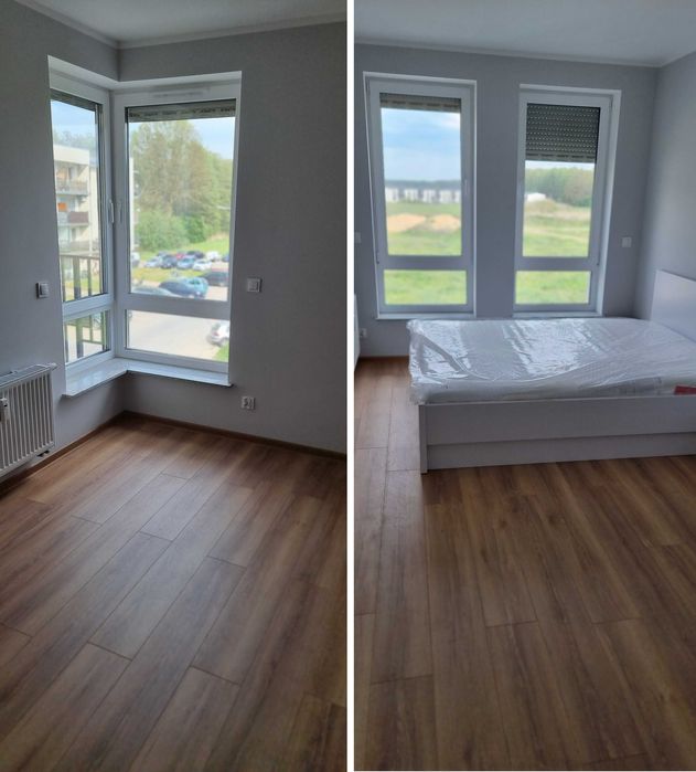 Mieszkanie 3 pokoje 57 m garaż, balkon UMEBLOWANE WYPOSAŻONE nowe bud.
