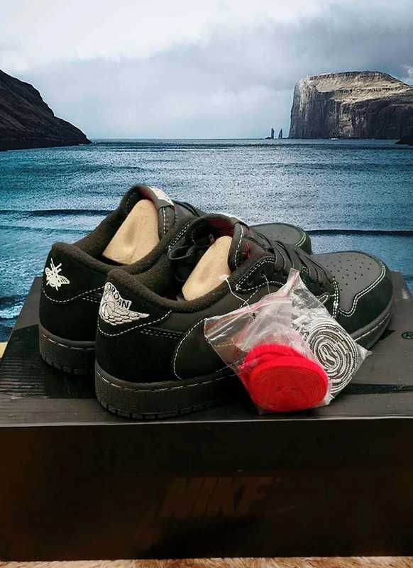Jordan 1 Retro Low OG SP Travis Scott Black Phantom R-42