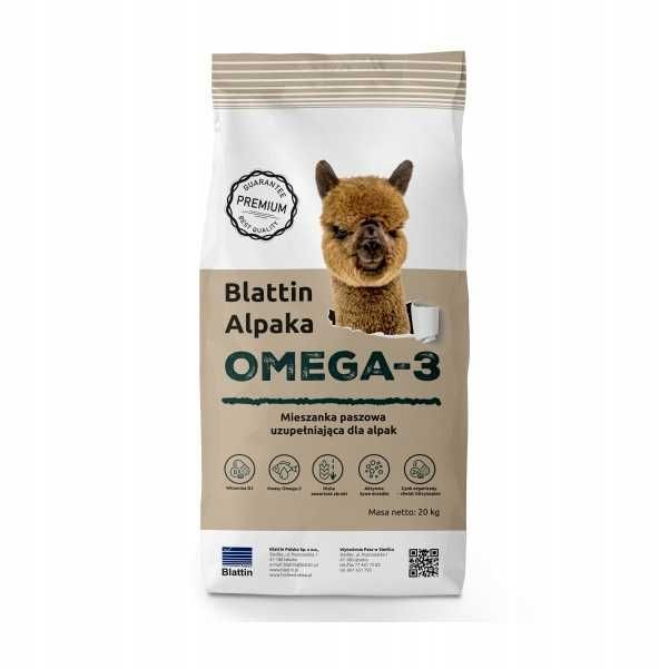 Alpaka Omega 3 Pasza dla alpak 20kg Blattin
