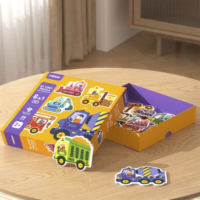 Mideer Мій перший пазл Будівельні машини