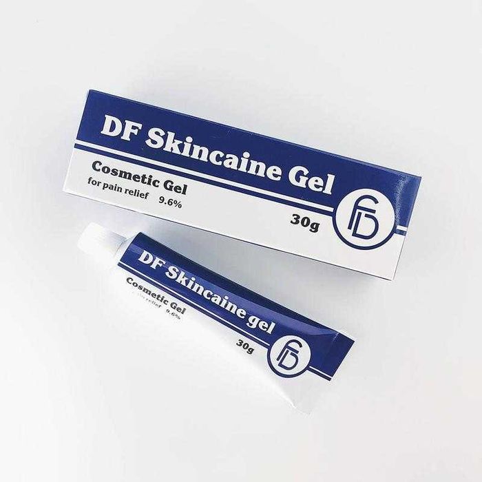 Df skincaine gel крем анестетик для епіляції тату татуаж обезбол